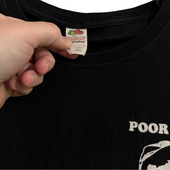 Fruit Of The Loom Milford Michigan Smoke Street Barbecue Tee Black Size Small - Picture 3 of 4